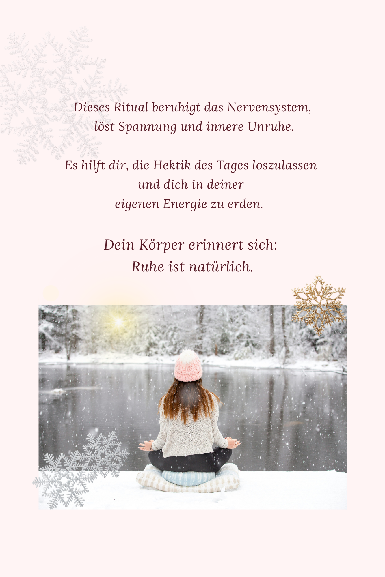 Taschenbuch "Achtsame Winter-Rituale für Frauen"