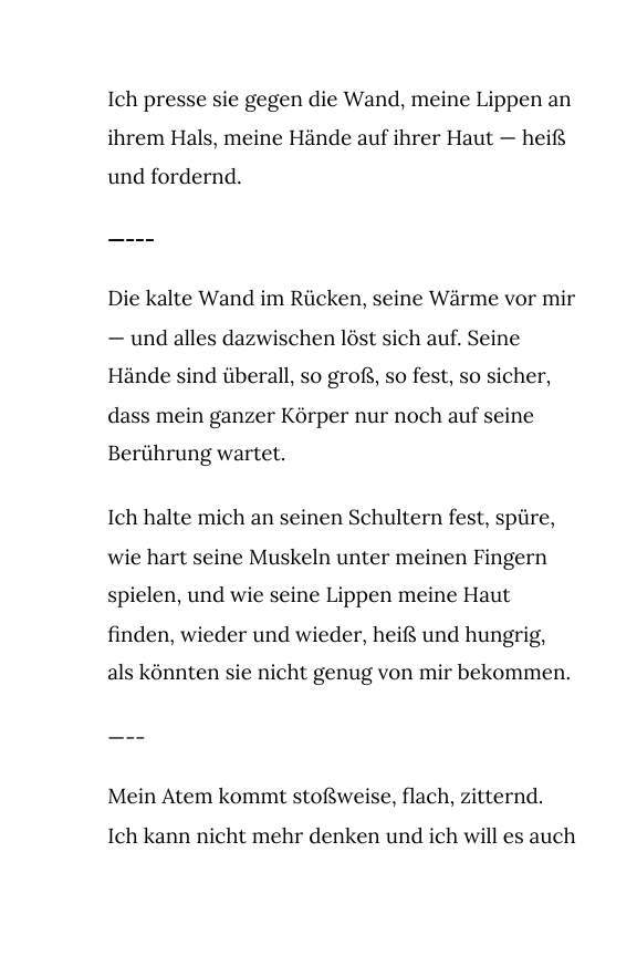 Notizbuch "Magisch" mit sinnlicher Kurzgeschichte 200 Seiten liniert Soft-cover