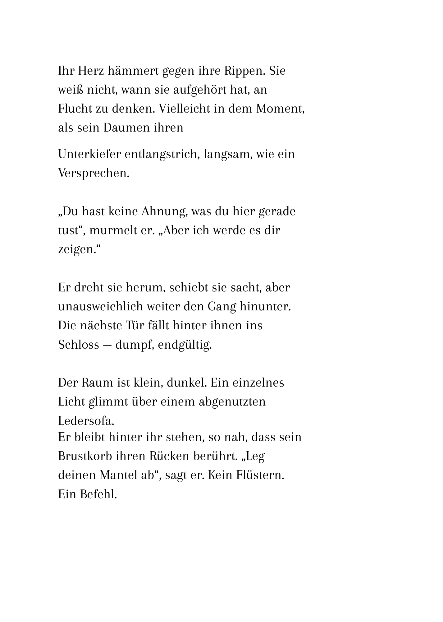 Notizbuch "Ein Hauch von Sinnlichkeit"  von Marie von Rosenhain - 200 Seiten liniert